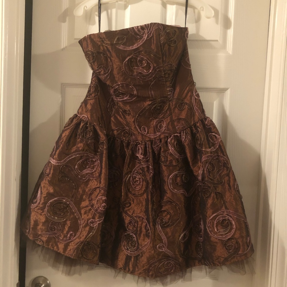 Jessica McClintock Cocktail Strapless Dress